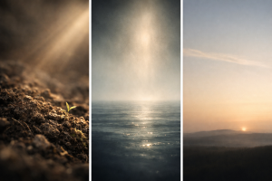 Wanneer iets uit de aarde spreekt